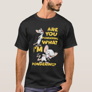T-shirt Pinky et le cerveau Pondering