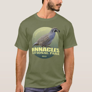 T-shirt Pinnacles NP (California Quail) WT