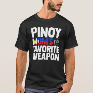 T-shirt Pinoy Moms arme préférée Drapeau philippin Pinay N