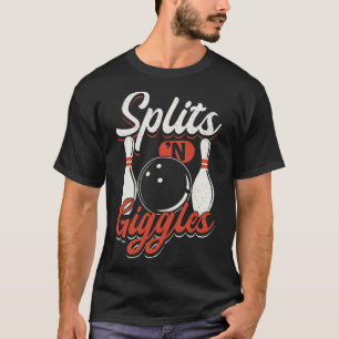 T-shirt Pins de l'équipe de bowling Striks'n Giggles