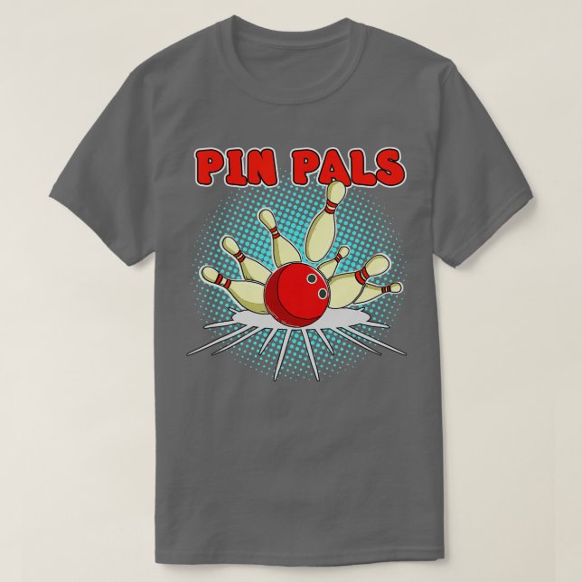 T-shirt Pins pour Bowlers Funny Bowling 1 (Design devant)