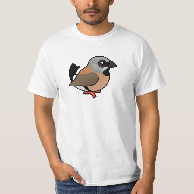 T-shirt Pinson Noir-throated de Birdorable (Devant)