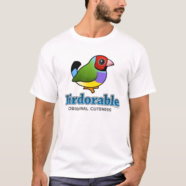 T-shirt Pinson original de Gouldian de gentillesse (Devant)