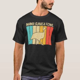 T-shirt Pintade pour femmes maman oiseau ferme de poulets