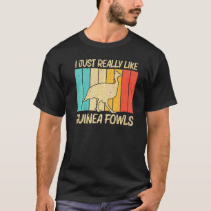 T-shirt Pintade pour hommes femmes oiseau poulet ferme 1