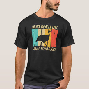 T-shirt Pintade Pour Hommes Femmes Poulet Pintade Volaille