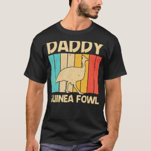 T-shirt Pintade Pour Les Hommes Papa Oiseau Poulet Ferme