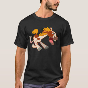 T-shirt Pinto Horse, caricature animée