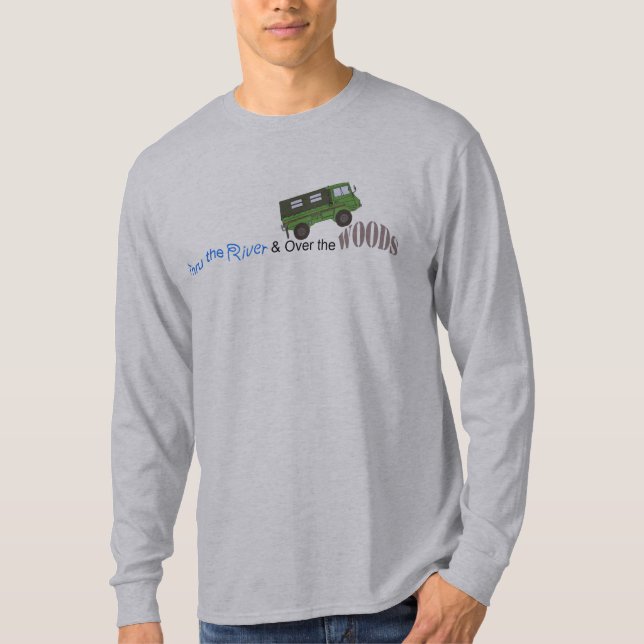 T-shirt Pinzgauer chemise "par rivière" (Devant)