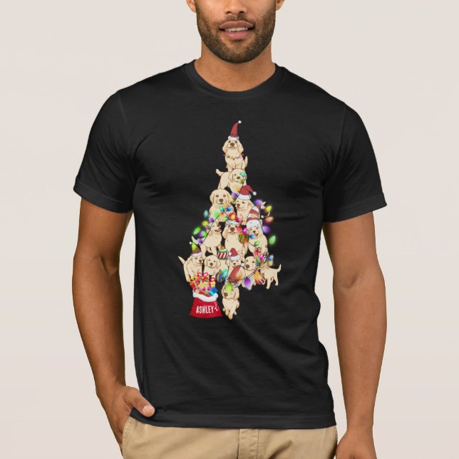 T-shirt Pioche de Chien Chien Chien Mignonne (Devant)