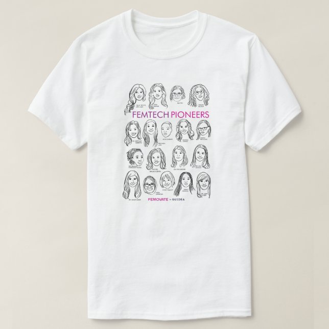 T-shirt Pionniers FemTech (Design devant)
