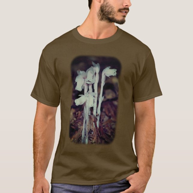 T-shirt Pipe indienne rose Fleur sauvage Nature (Devant)