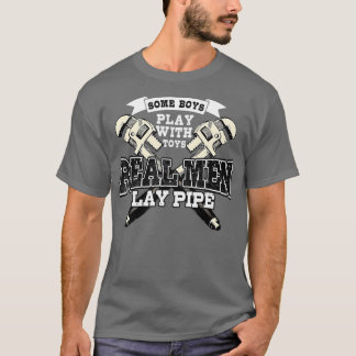 T-shirt Pipefitter Drôle Plomber Plumbing Véritable Homme