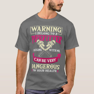 T-shirt Pipefitter Gifts Funny Plumber Plumbing Wife
