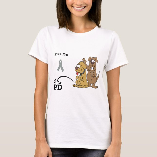 T-shirt Pipi sur le :maladie de Parkinson (Devant)