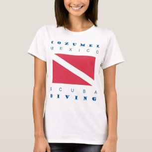T-shirt Piqué de scaphandre de Cozumel Mexique