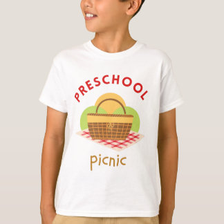 T-shirt Pique-nique pour enfants d'âge préscolaire