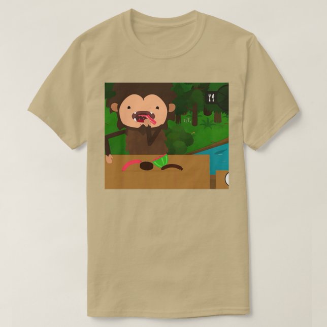 T-shirt Pique-nique Sneaky Sasquatch (Design devant)