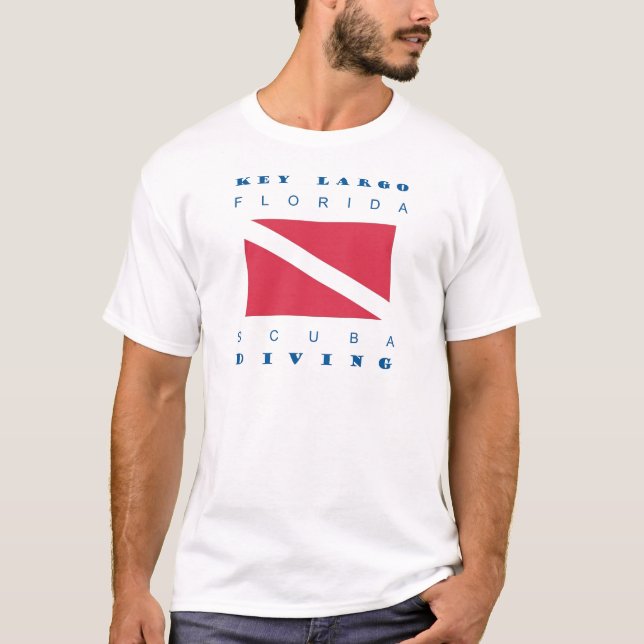 T-shirt Piqué principal de scaphandre de Largo la Floride (Devant)