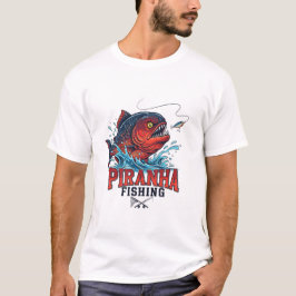 T-shirt Piranha Fishing Lover – Fierce Angler Design