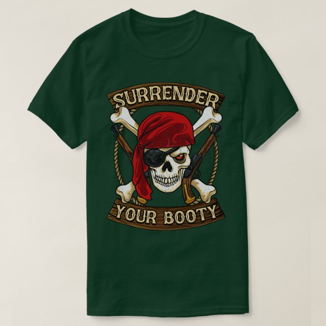 T-shirt Pirate abandonner votre Humour de navigation de pl (Design devant)