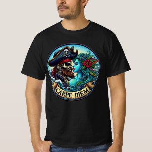 T-shirt Pirate and Mermaid -  Carpe Diem