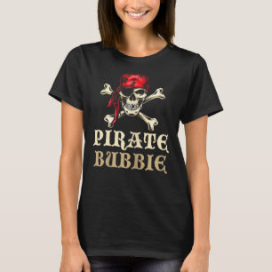 T-shirt Pirate Bubbie Crâne Correspondant Grand-mère Hallo