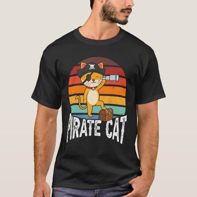 T-shirt Pirate Cat (Devant)