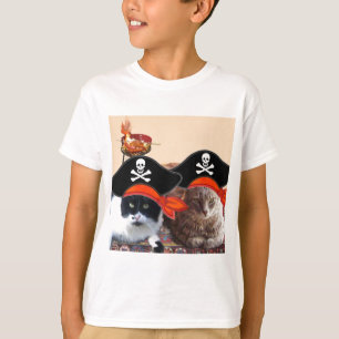 T-shirt PIRATE CATS, Parlez comme un jour de pirates