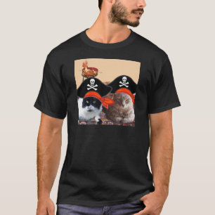 T-shirt PIRATE CATS, Parlez comme un jour de pirates