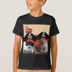 T-shirt PIRATE CATS, Parlez comme un jour de pirates