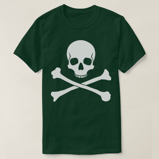 T-shirt Pirate crâne et os croisés  (Design devant)