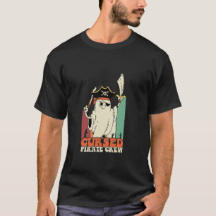 T-shirt Pirate Crew Crossbones Eyepatch Buccaneer Hallowee