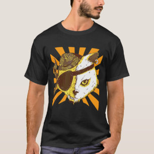 T-shirt Pirate de chat de Zombie