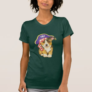 T-shirt Pirate de corgi de Gallois de Pembroke