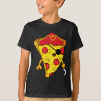 pirate de la mer des Caraïbes gamin garçon pizza