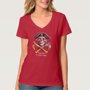 T-shirt Pirate de Lido avec crème glacée pour les tampons