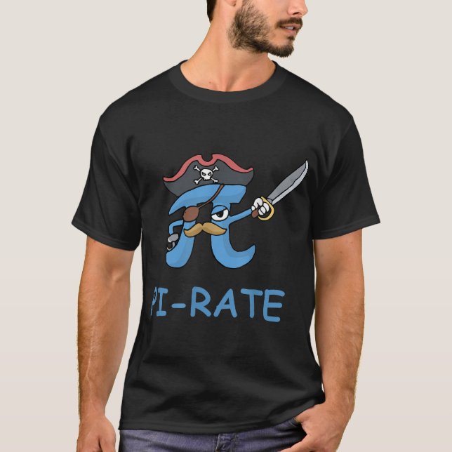 T-shirt Pirate de Pi  (Devant)