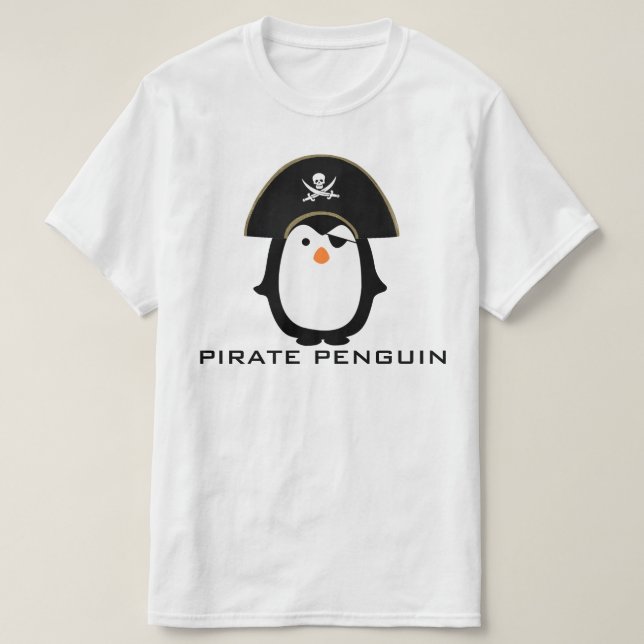 T-shirt Pirate de pingouin (Design devant)