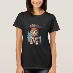 T-shirt Pirate et Chat Le Flibustier Félin