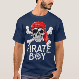 T-shirt Pirate Garçon T Jolly roger Drapeau Crâne Crossbon