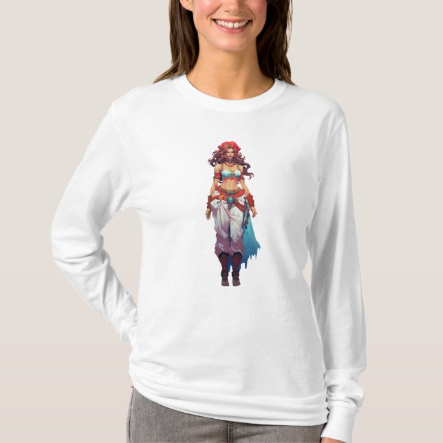 T-shirt Pirate Girl (Devant)