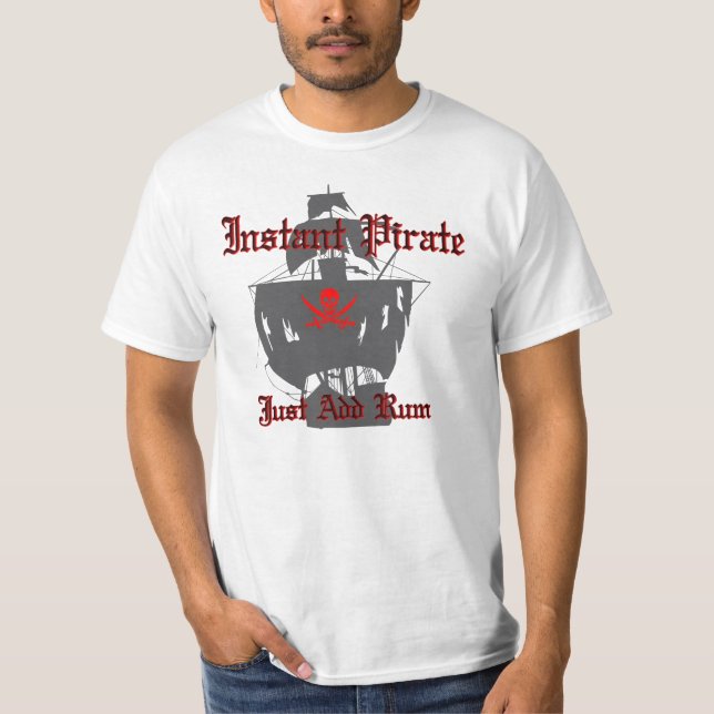 T-shirt Pirate instantané (Devant)