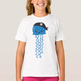 T-shirt Pirate Jellyfish, Mignonne méduse, Petite méduse