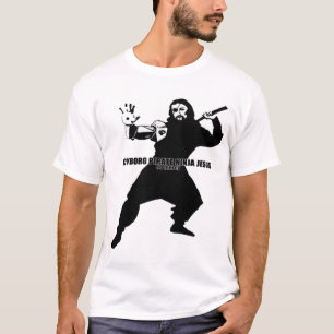 T-shirt Pirate Ninja Jésus de cyborg