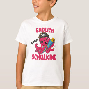 T-shirt Pirate Octopus Enrolls School Children School