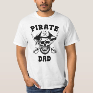 T-shirt Pirate Papa Skull