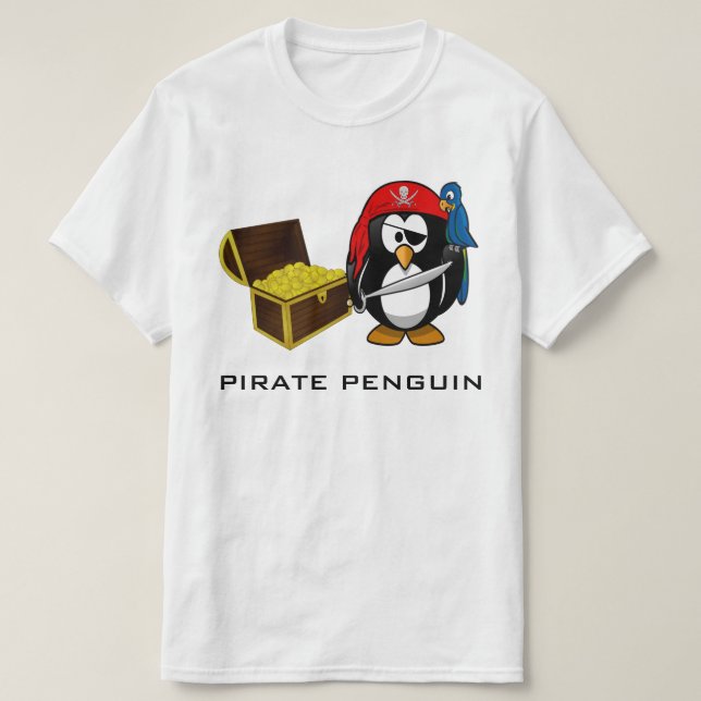 T-shirt Pirate Penguin (Design devant)