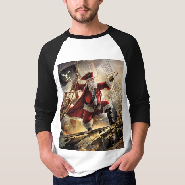 T-shirt Pirate Père Noël (Devant)