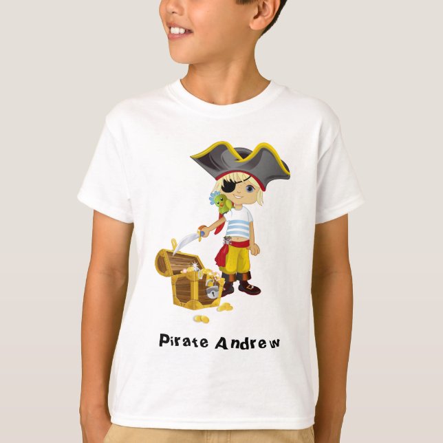 T-shirt pirate personnalisé (Devant)